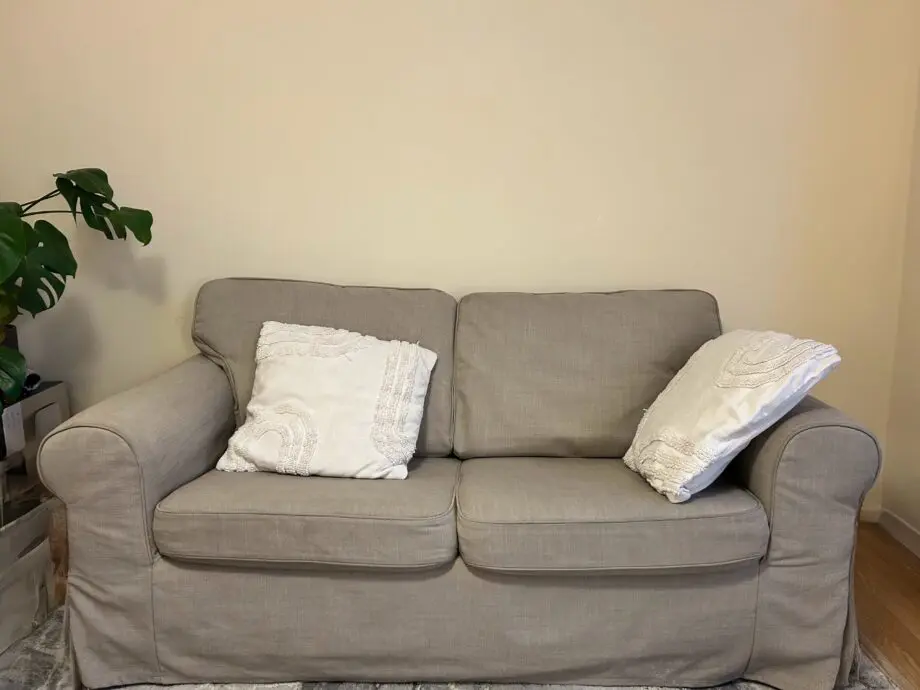 IKEA EKTORP Sofa & Armchair Set – Beige, Washable Covers, Great Condition