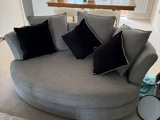 DFS lorella sofas, with cleaning kit