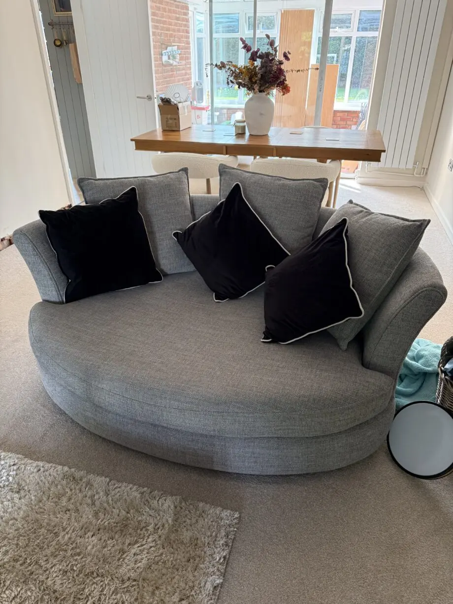 DFS lorella sofas, with cleaning kit