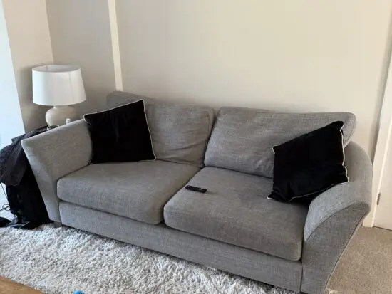 DFS lorella sofas, with cleaning kit