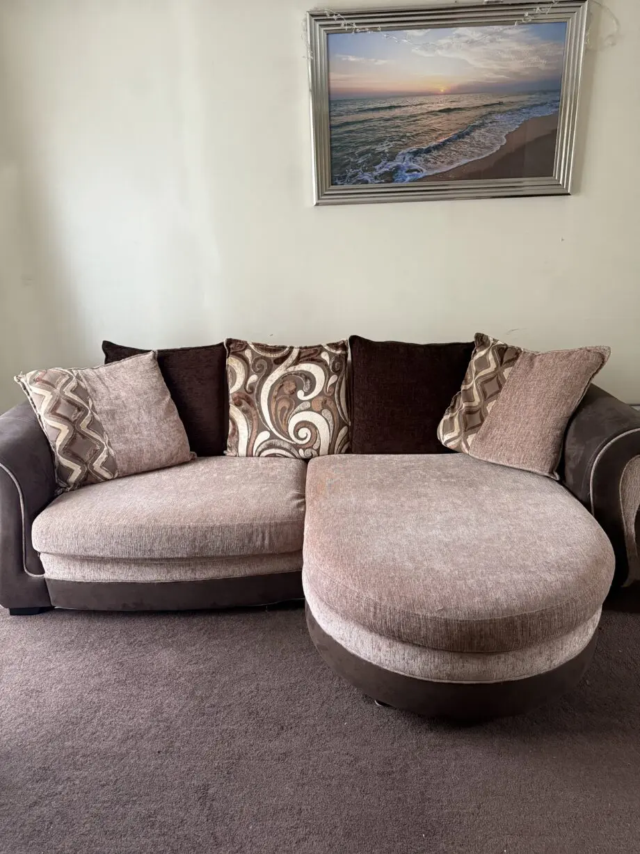 Dfs brown corner sofa