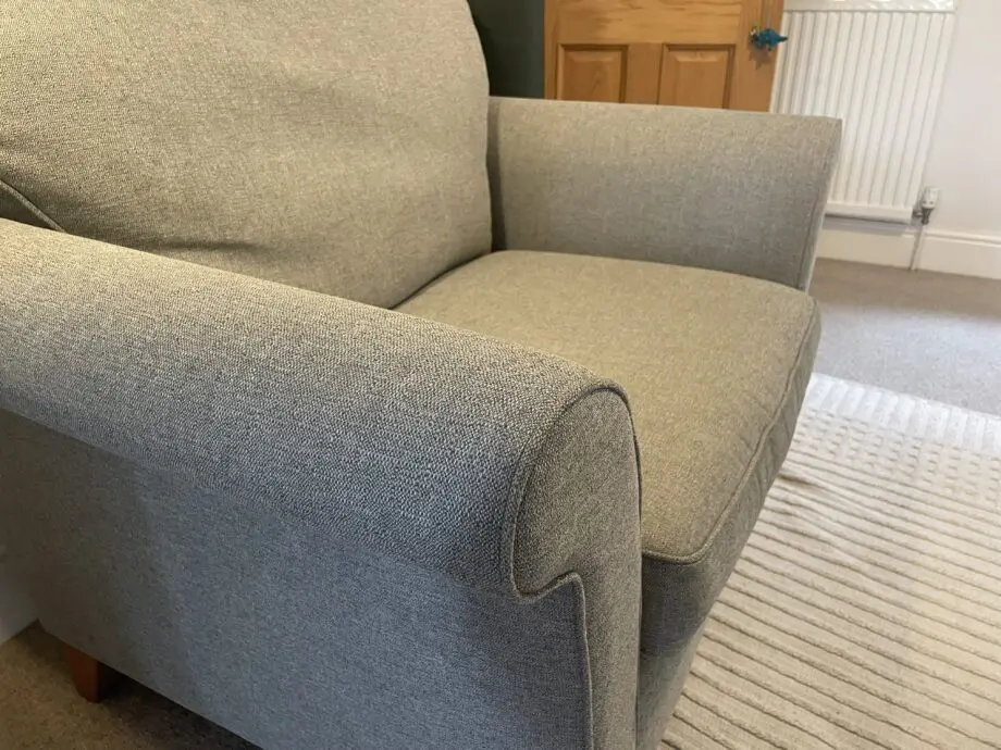 Grey John Lewis love seat