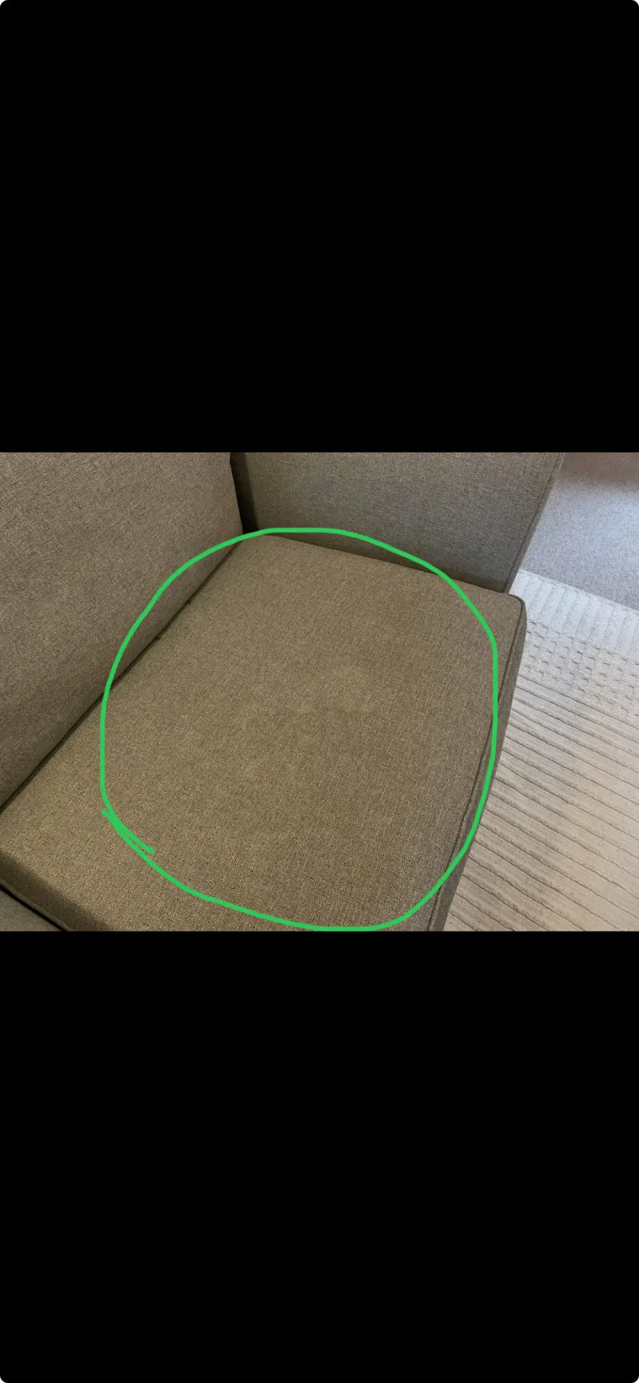 Grey John Lewis love seat