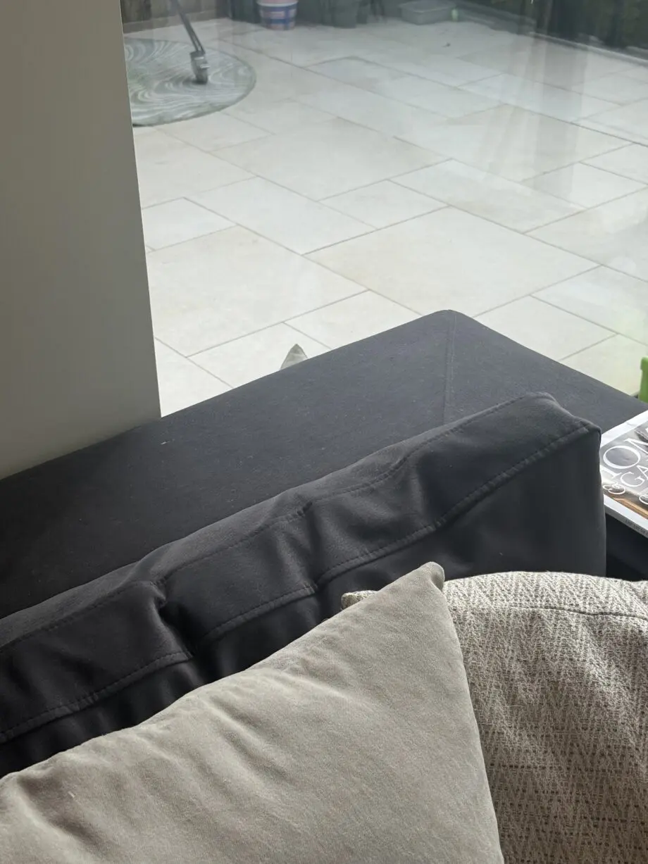 Raft modular sofa - charcoal/petrol - usually £4k - can be sofa bed or straight line