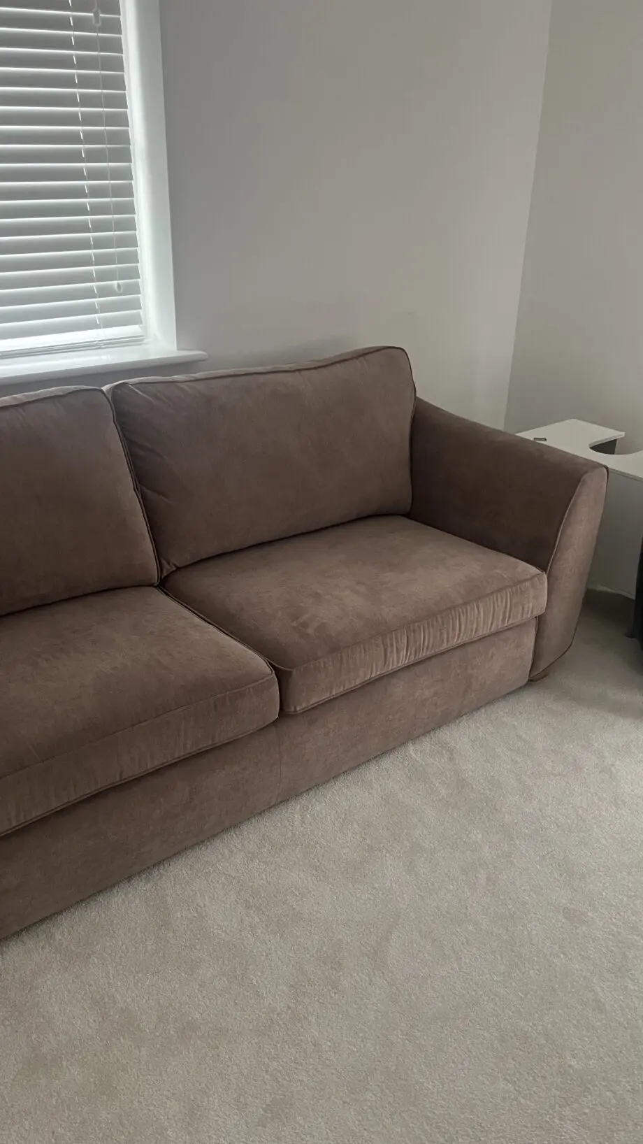 Dfs orlby mocha brown sofa