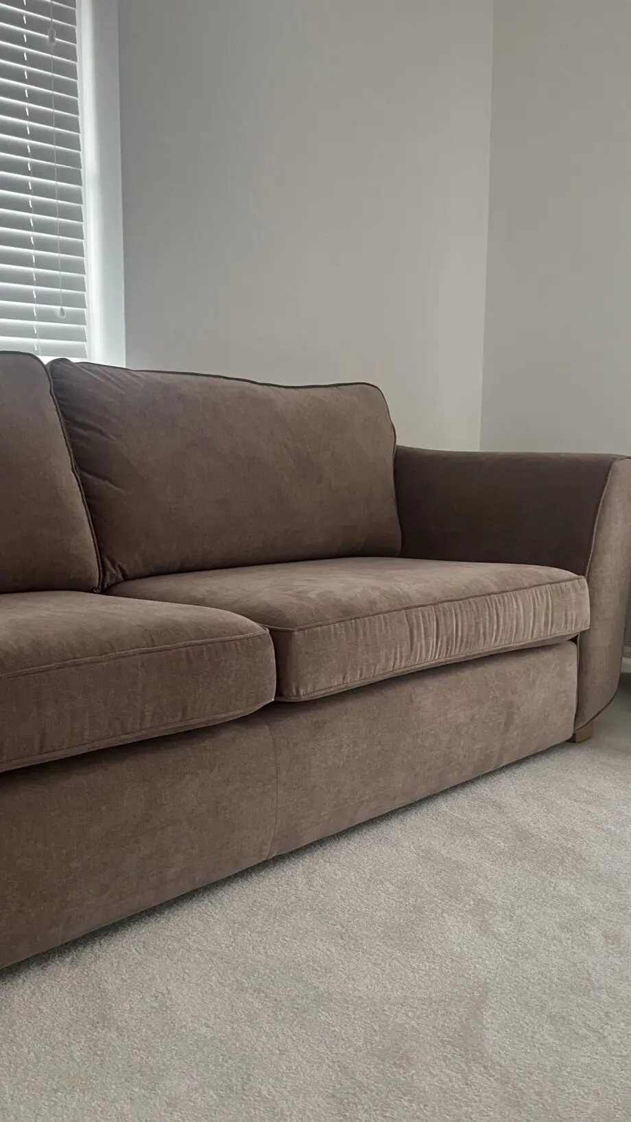 Dfs orlby mocha brown sofa