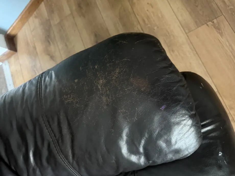 Dark brown 3 seater settee