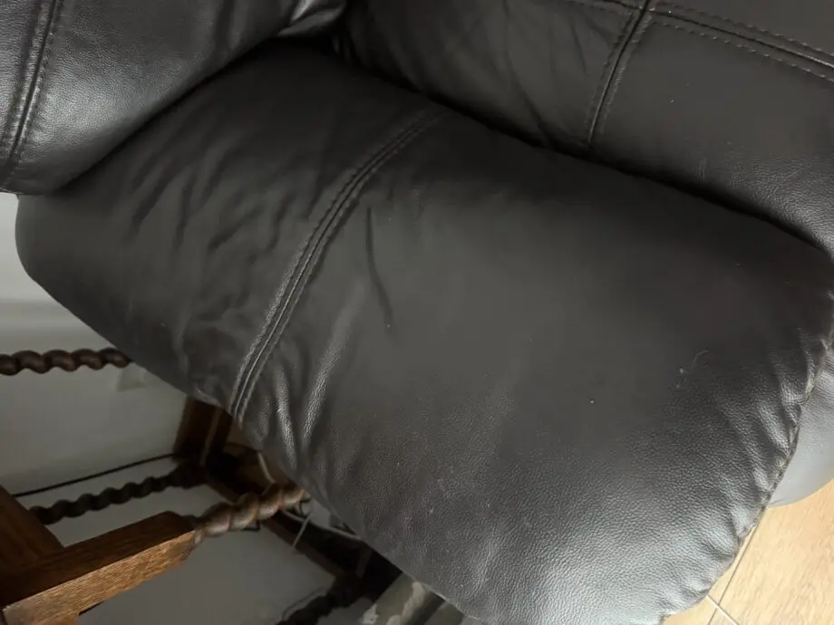 Dark brown 3 seater settee