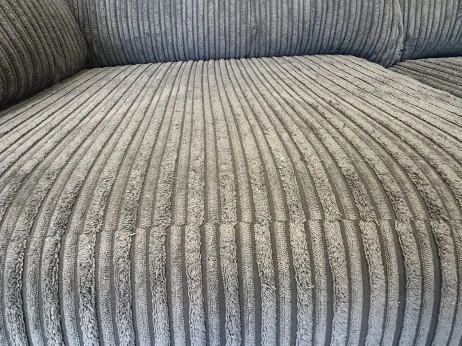 DFS Jumbo cord beige / brown sofa