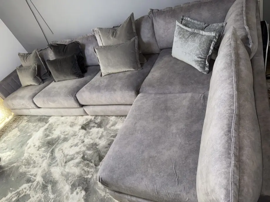 Dfs divine indulgence corner sofa grey