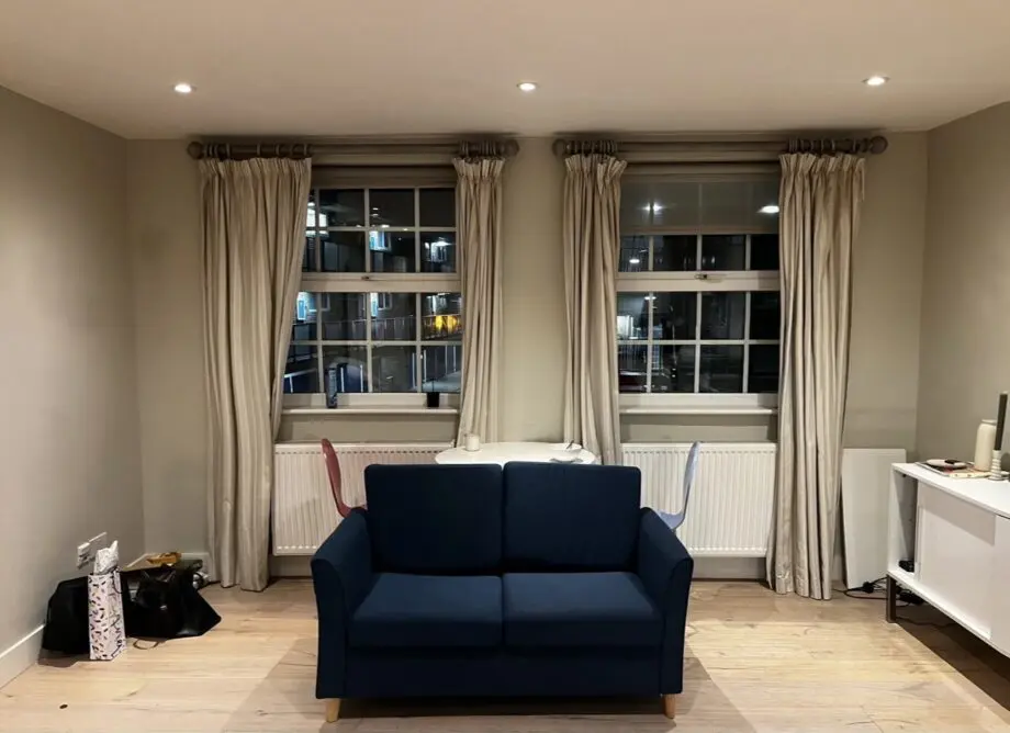 Debenhams Blue Sofa - only 4 months old