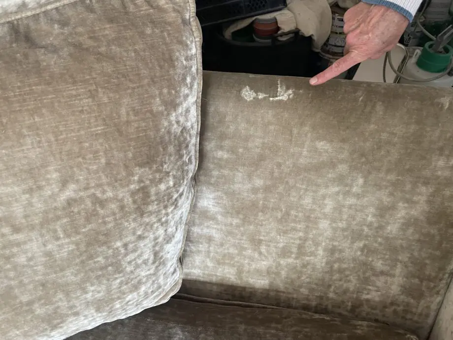Large sofa grey/green