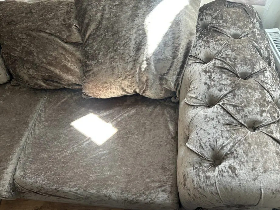 Brown Velvet Sofa