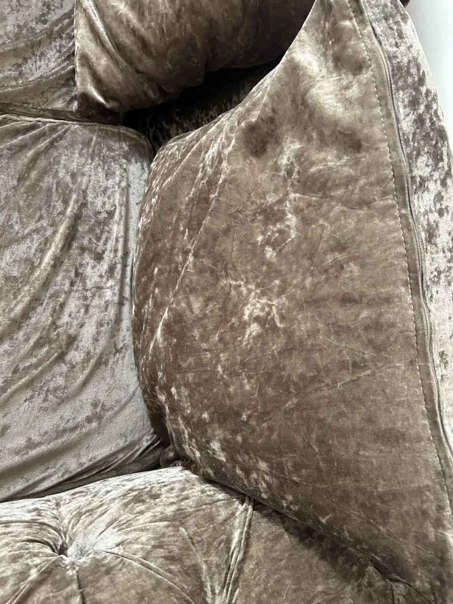 Brown Velvet Sofa