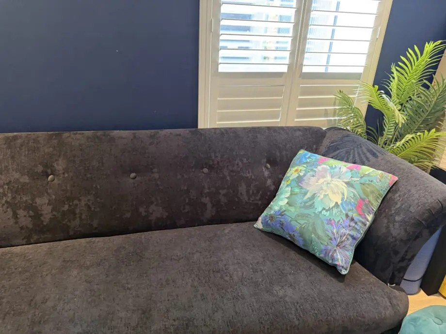 Elegant Navy blue 3-4 seater sofa