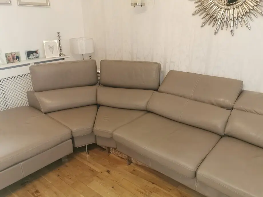 John Lewis Baccara 5seat aectional with footstool/chaise end