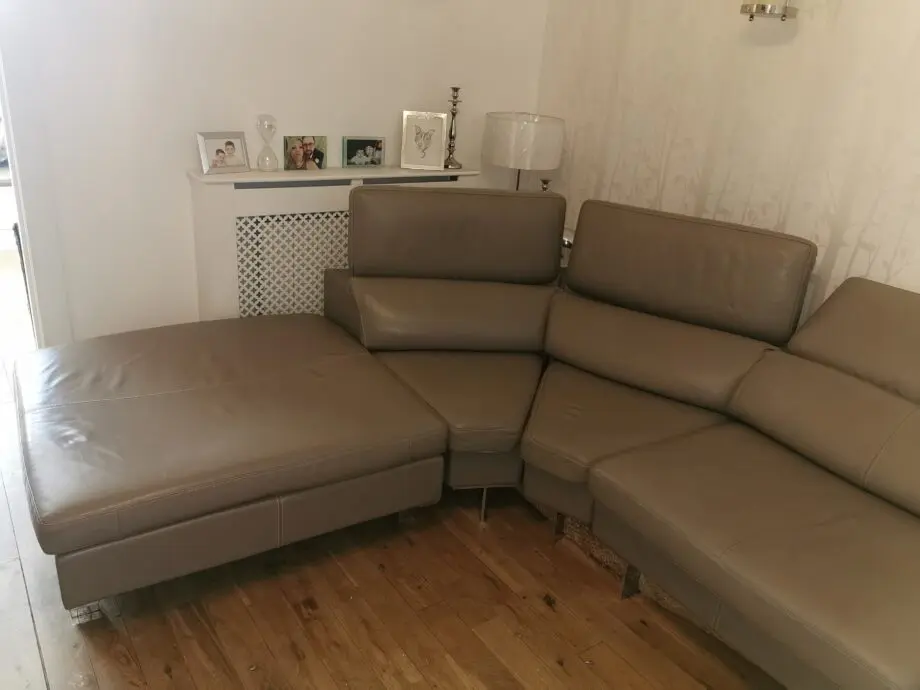 John Lewis Baccara 5seat aectional with footstool/chaise end