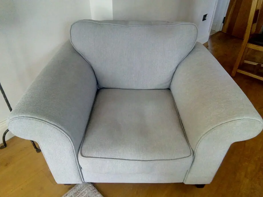DFS Light grey armchair