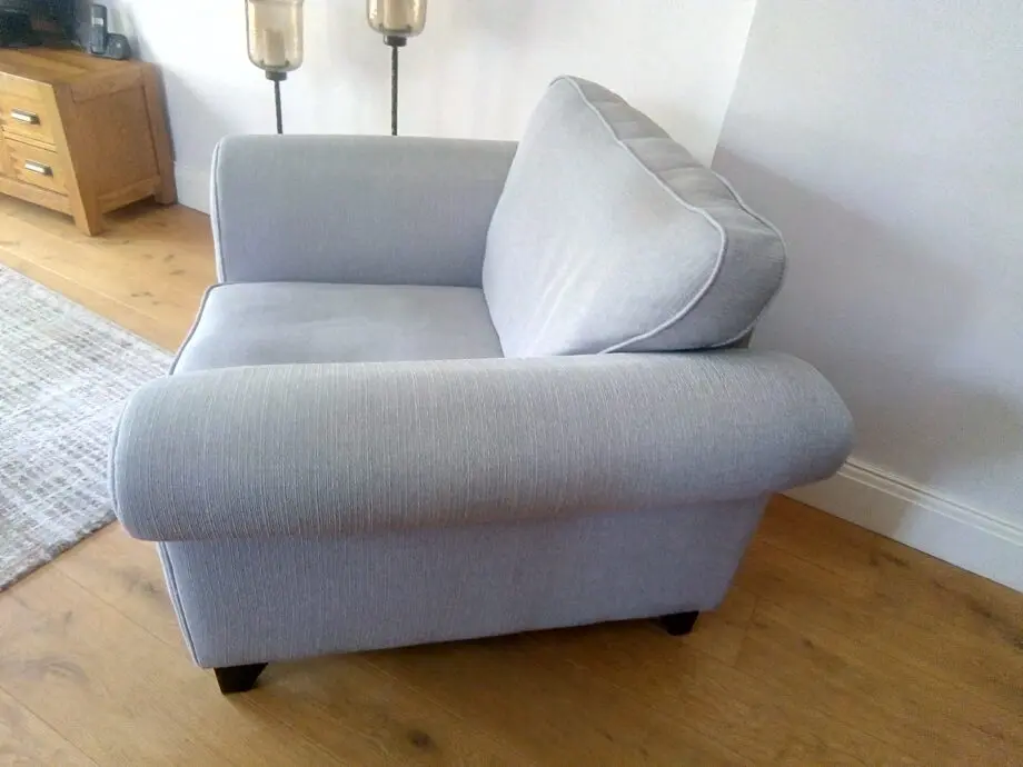 DFS Light grey armchair