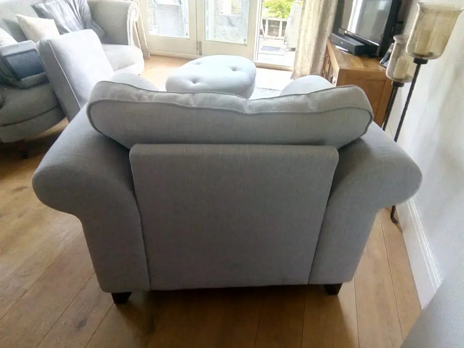 DFS Light grey armchair