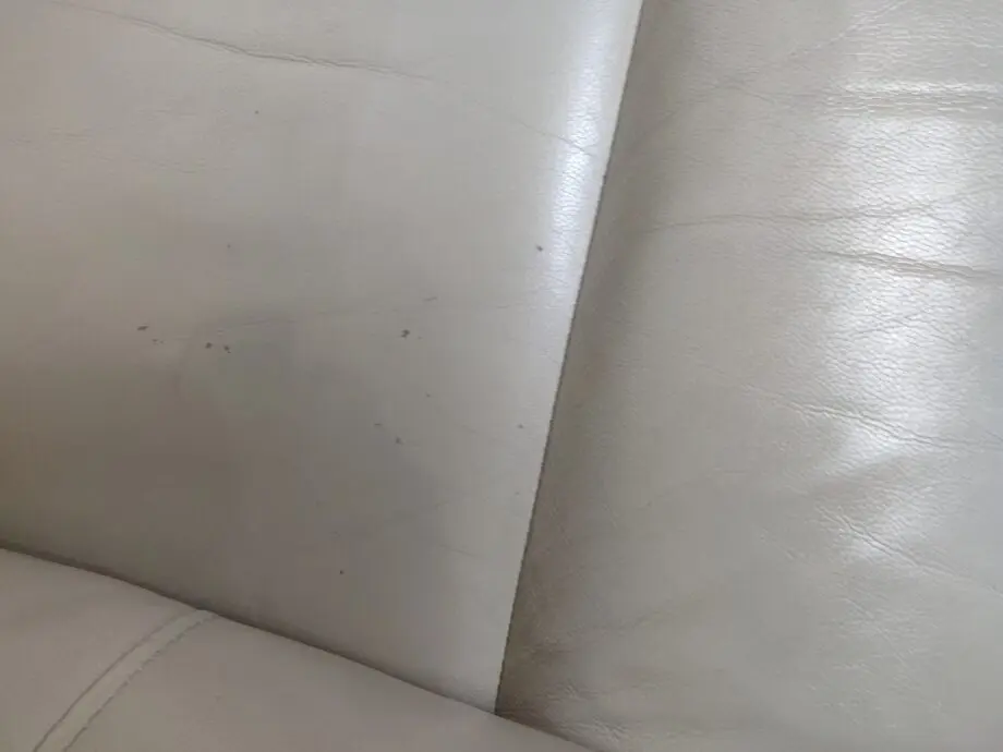 DFS manual recliner sofas, cream
