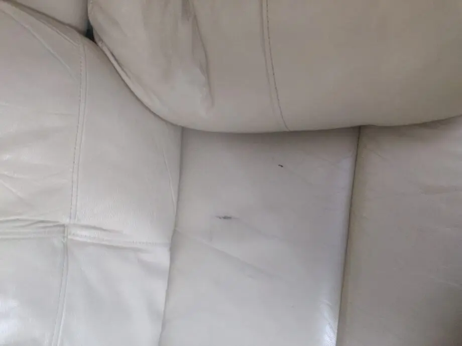 DFS manual recliner sofas, cream