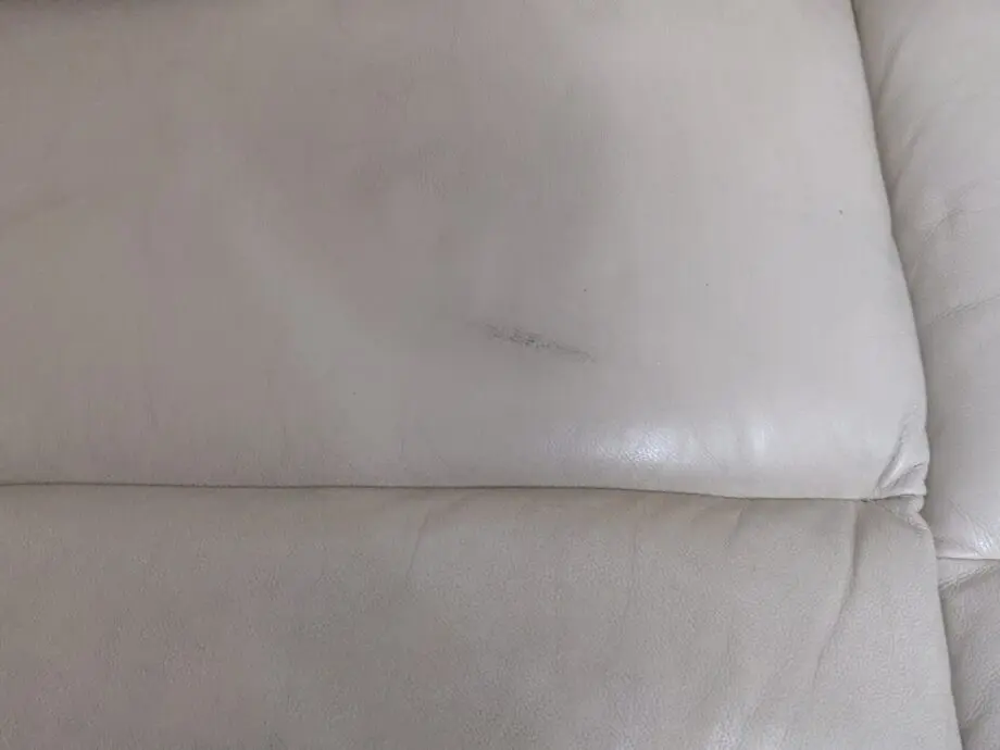 DFS manual recliner sofas, cream