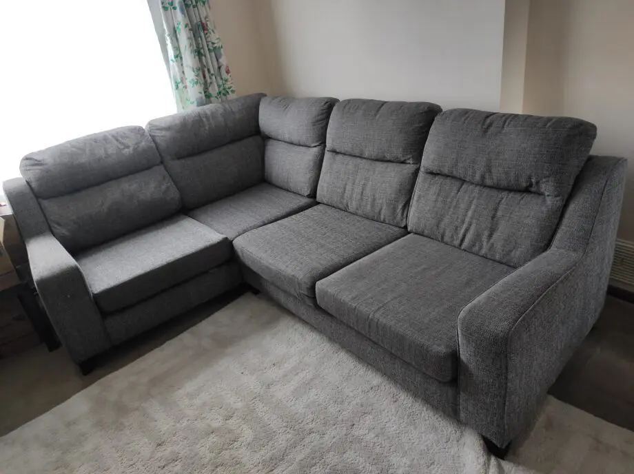 Seats & Sofas Grey Corner Sofa
