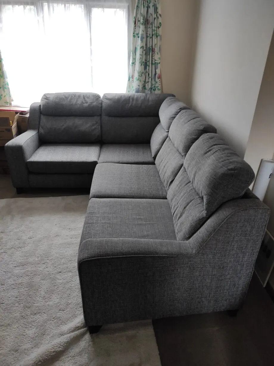 Seats & Sofas Grey Corner Sofa