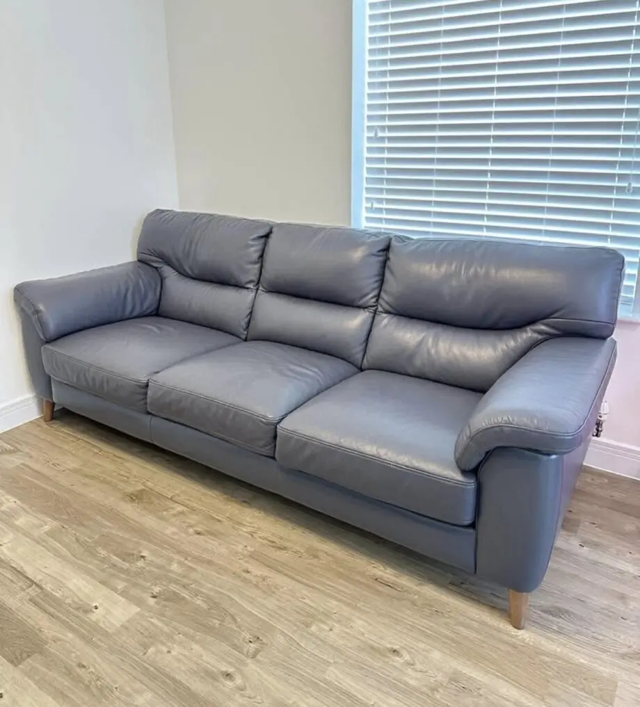 FAB leather 3 seater soda