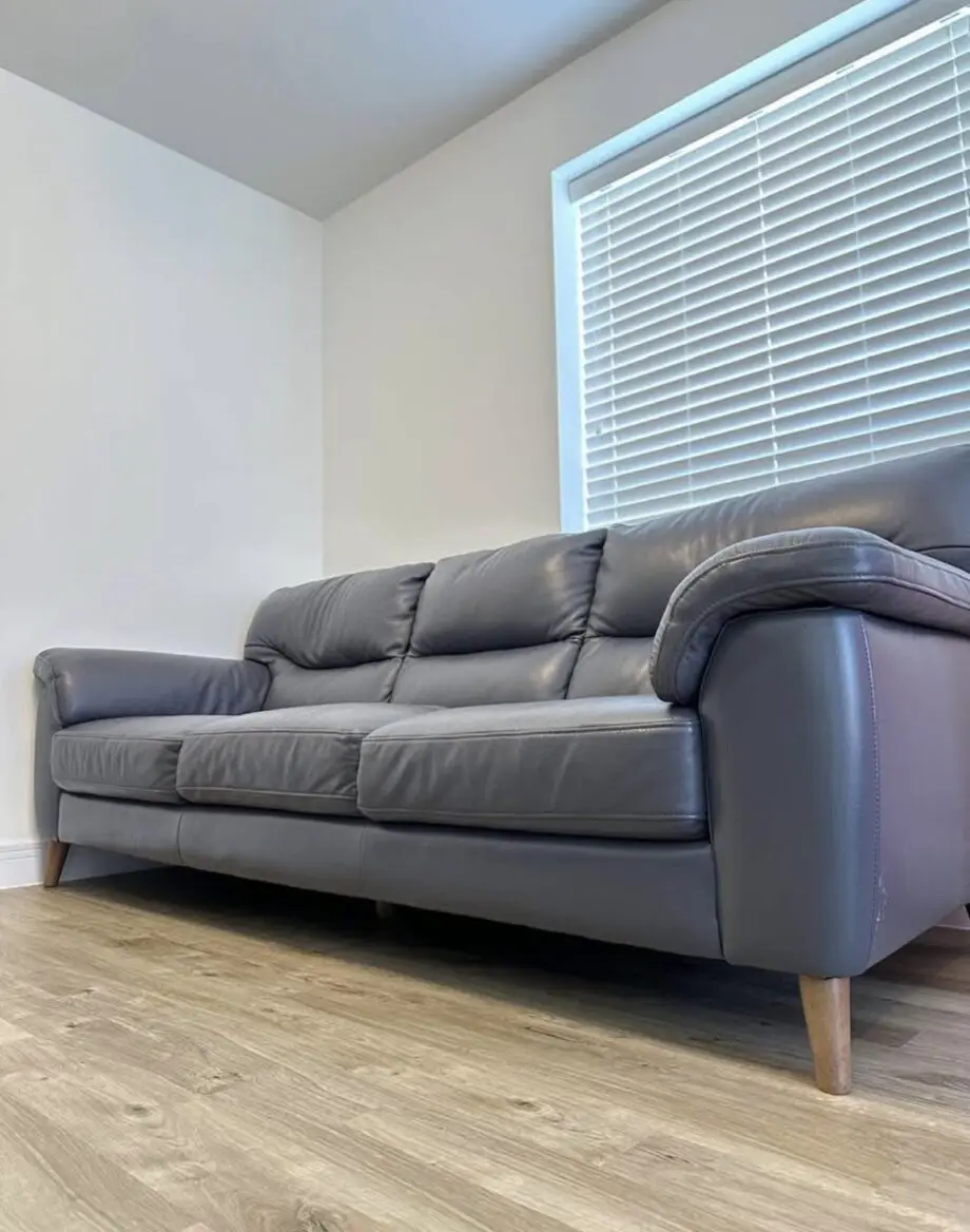 FAB leather 3 seater soda