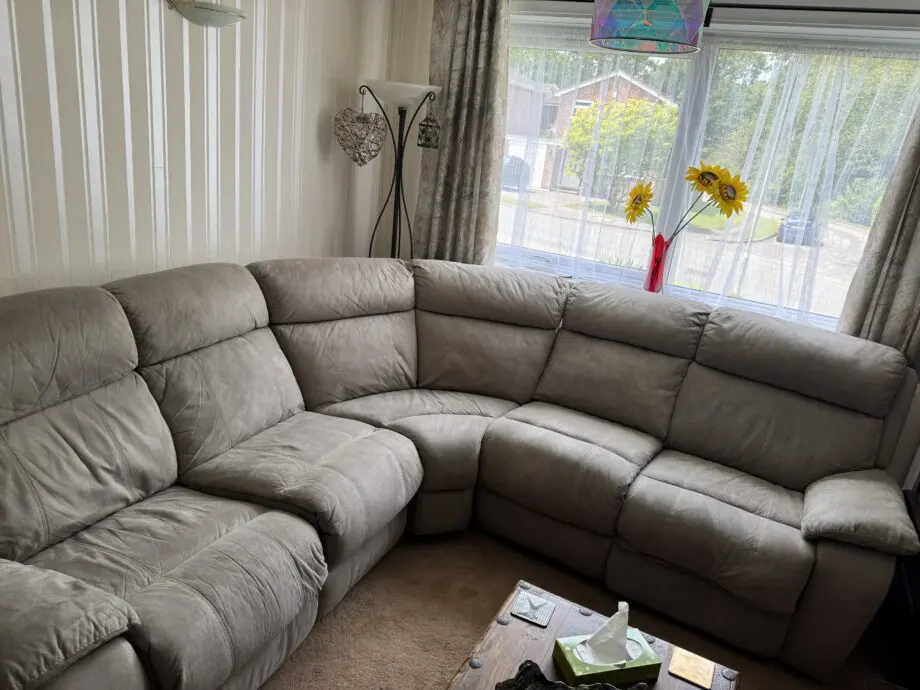 DFS Grey Recliner Sofa