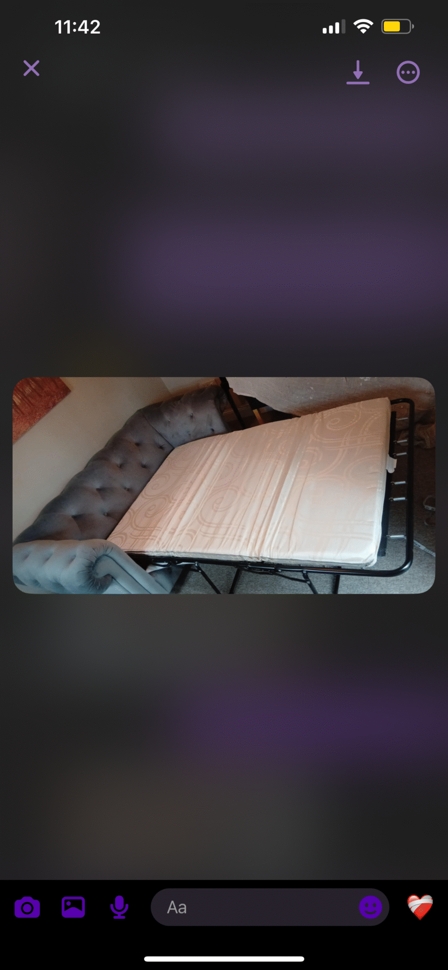 Brand new sofa bed