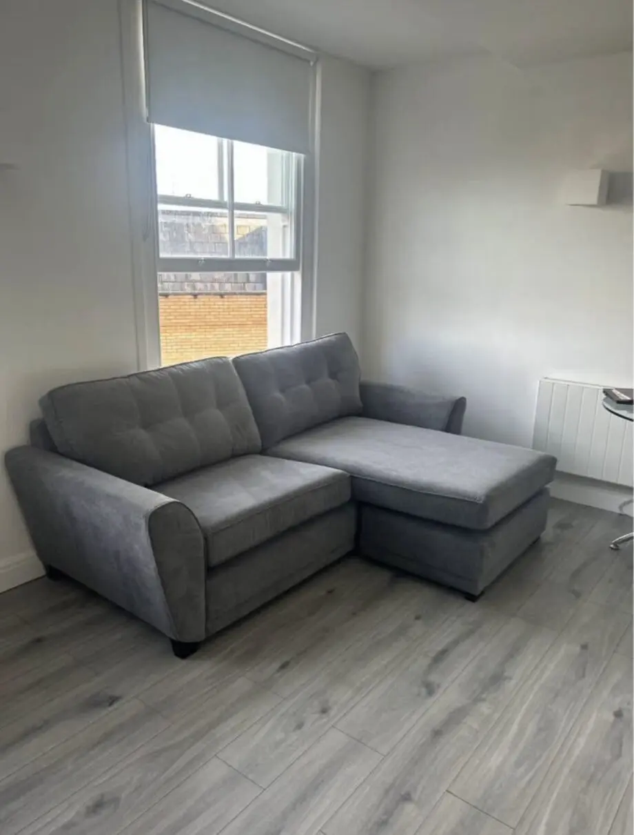 DFS Jayce 4 Seater Lounger Sofa in Graphite