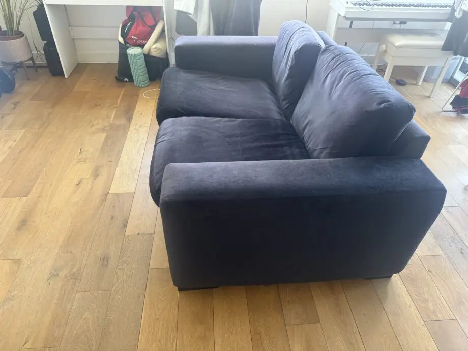Next - black 2 seater sofa bed