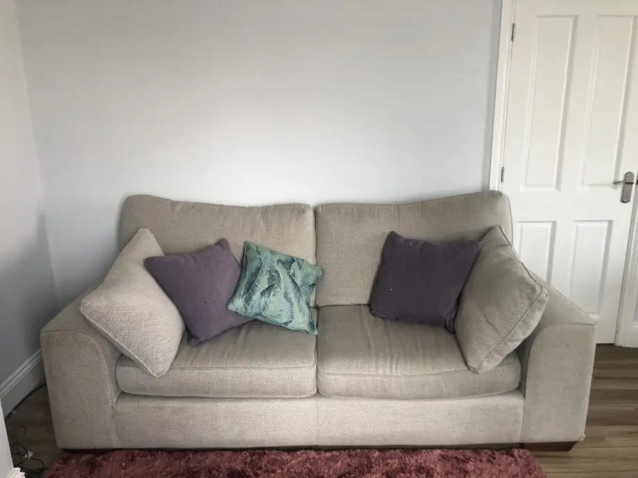 Barker and Stonehouse Evora Grey Dexter XL Fabric Sofa