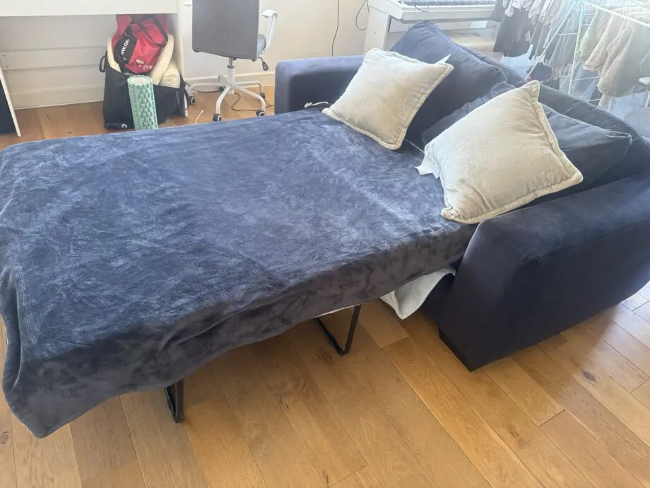 Next - black 2 seater sofa bed