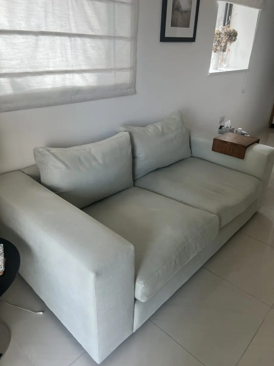 RAFT Manhattan 3 Seater Sofa in Light Sage Green