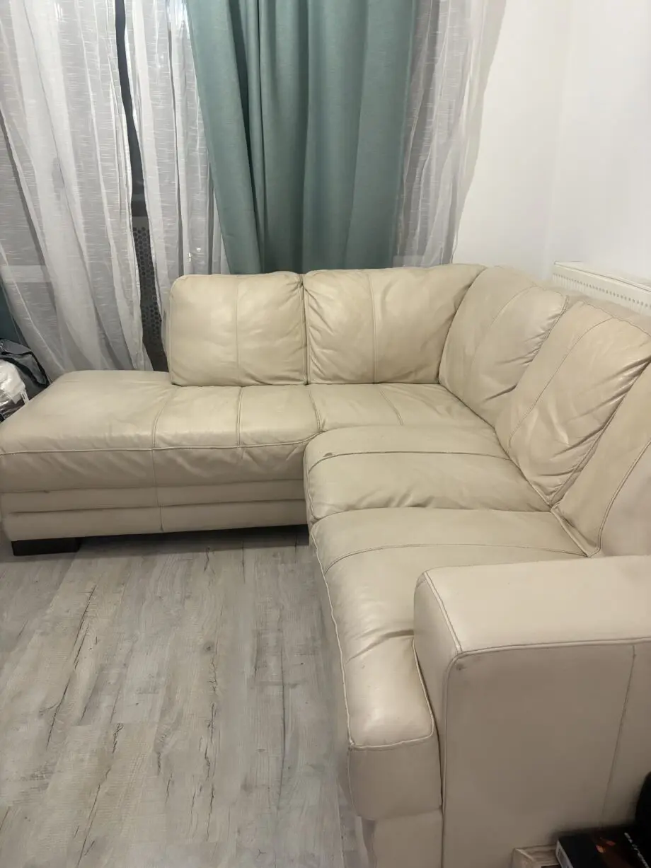 DFS Cream corner sofa
