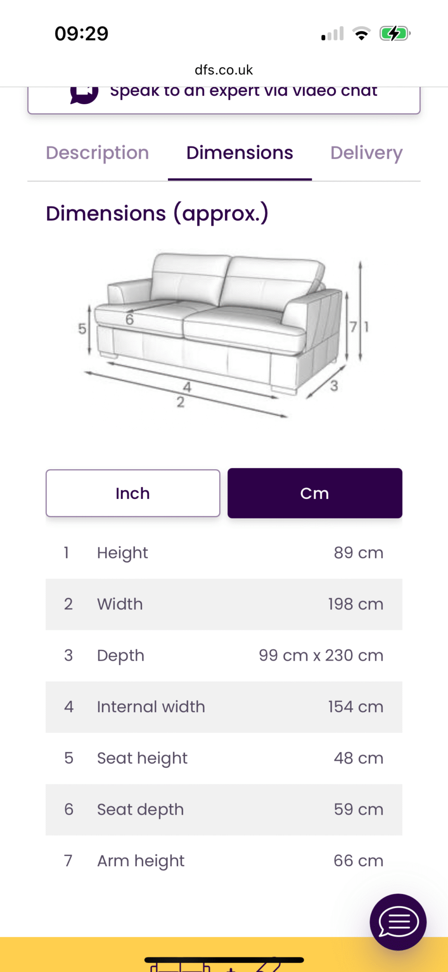 DFS grey 3-seater sofa bed