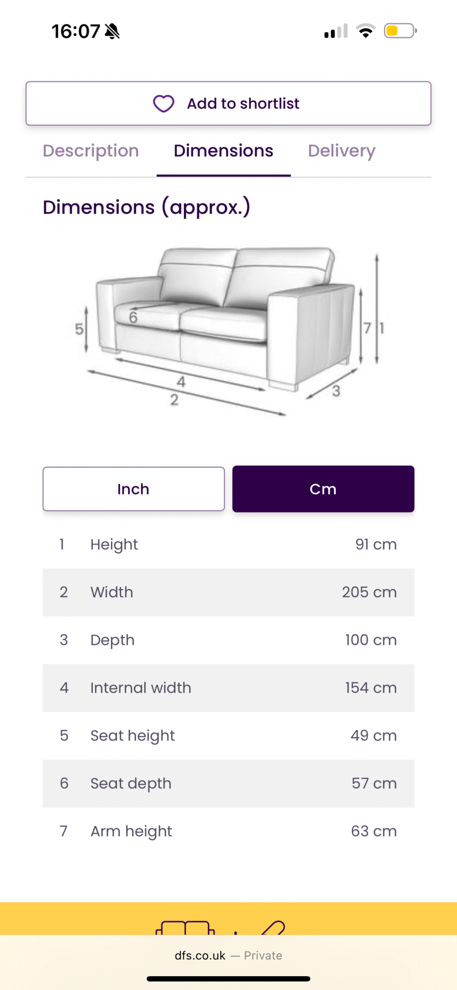 DFS Julius Sofa