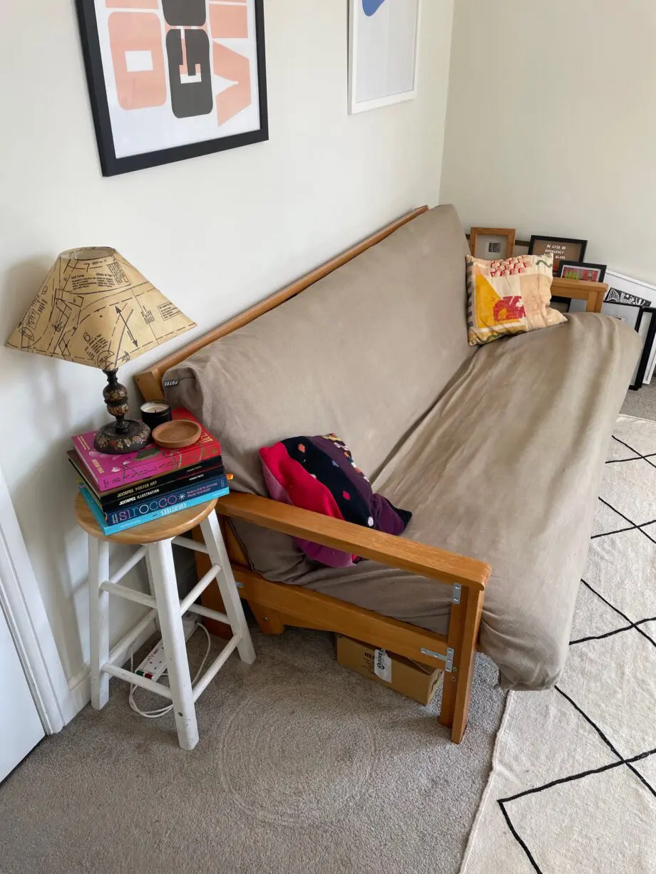 The Futon Company - 3 Seater Grey Sofa Bed