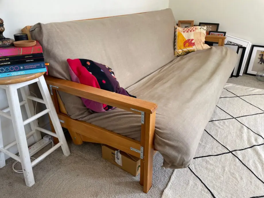 The Futon Company - 3 Seater Grey Sofa Bed