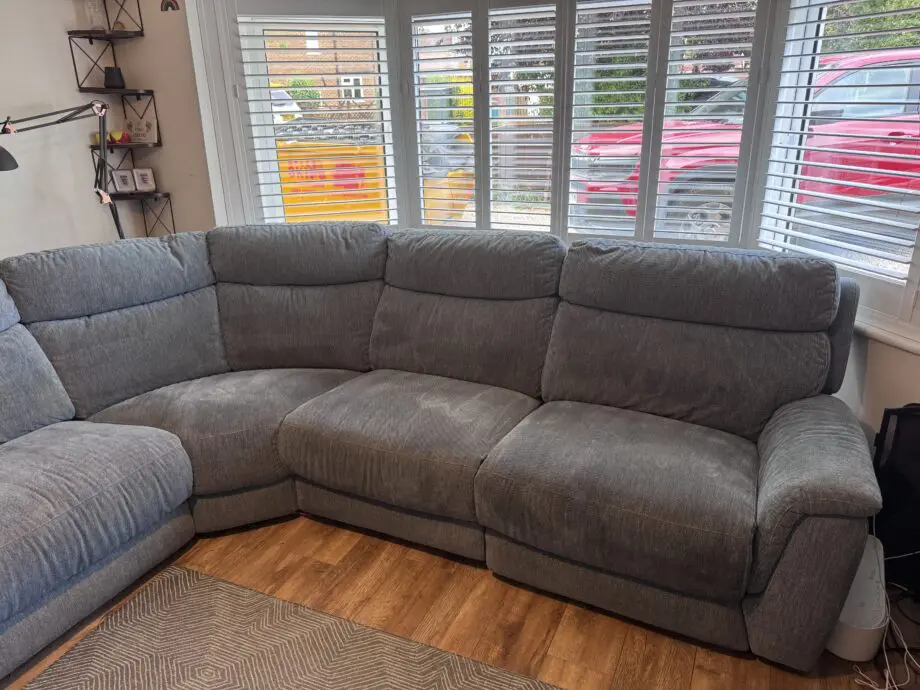 DFS Blue Ronan Corner Sofa