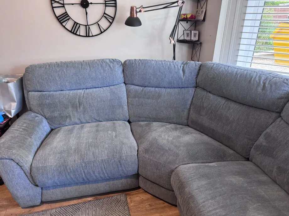DFS Blue Ronan Corner Sofa