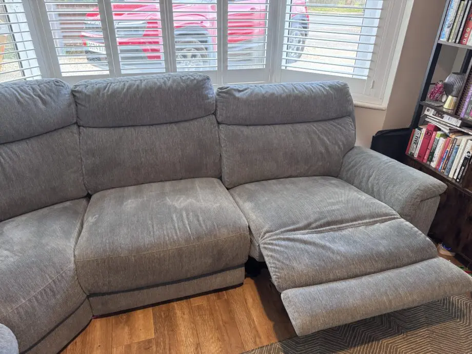 DFS Blue Ronan Corner Sofa