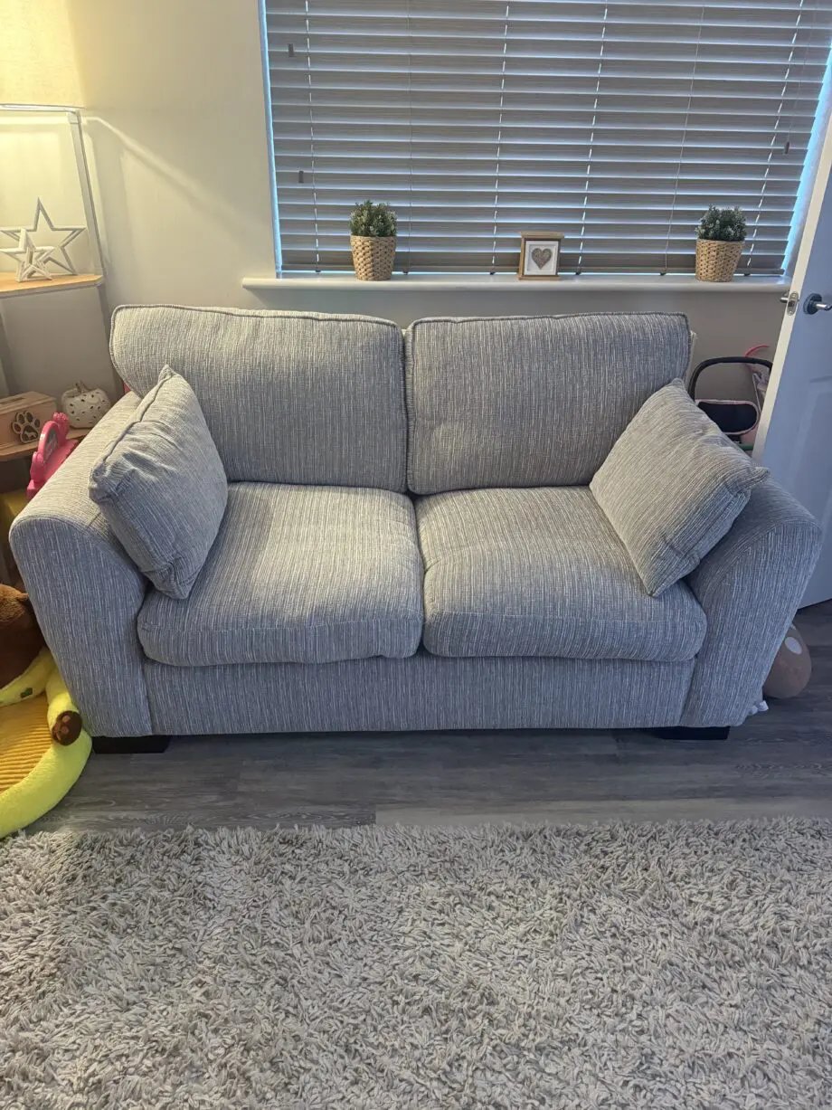 DFS grey sofa bed and 3 seater sofa