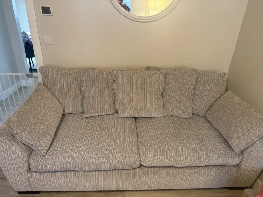 DFS grey sofa bed and 3 seater sofa