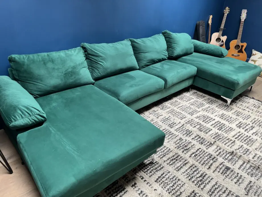 Green 4 piece sofa