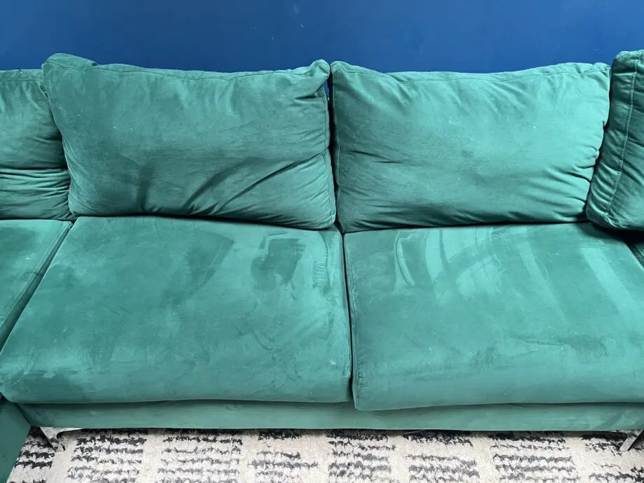 Green 4 piece sofa